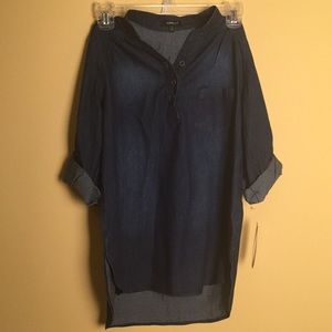 NWT TAKARA GIRLS Denim Shirt/Tunic
